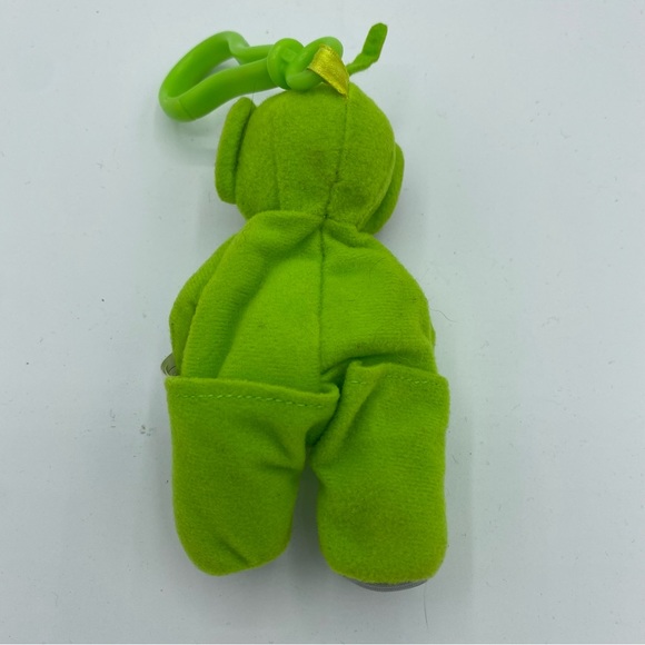 Vintage 1999 Burger Telletubbies Dipsy Green Stuffed Animal Keychain - Picture 2 of 7